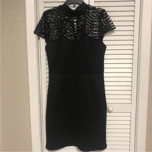 Boohoo Black sequins Dress
